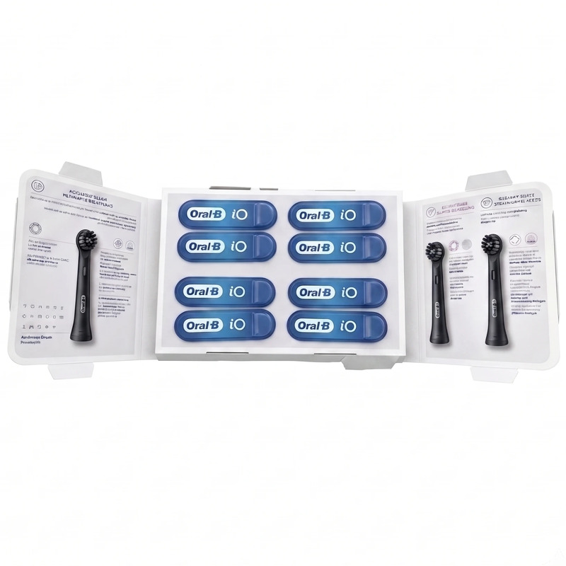 Oral-B IO Ultimate Clean Refill 8 pcs - Black