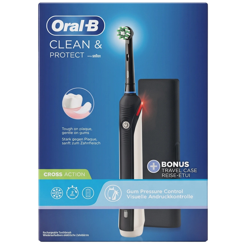 Oral-B Clean Protect Pro Cross Action - Black Edition