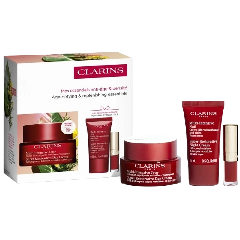 Clarins Age-defying & Replenishing Essentials Gift Set