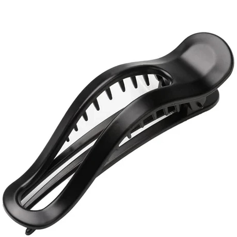 By Stær Camille Hair Clip - Big - Matte Black