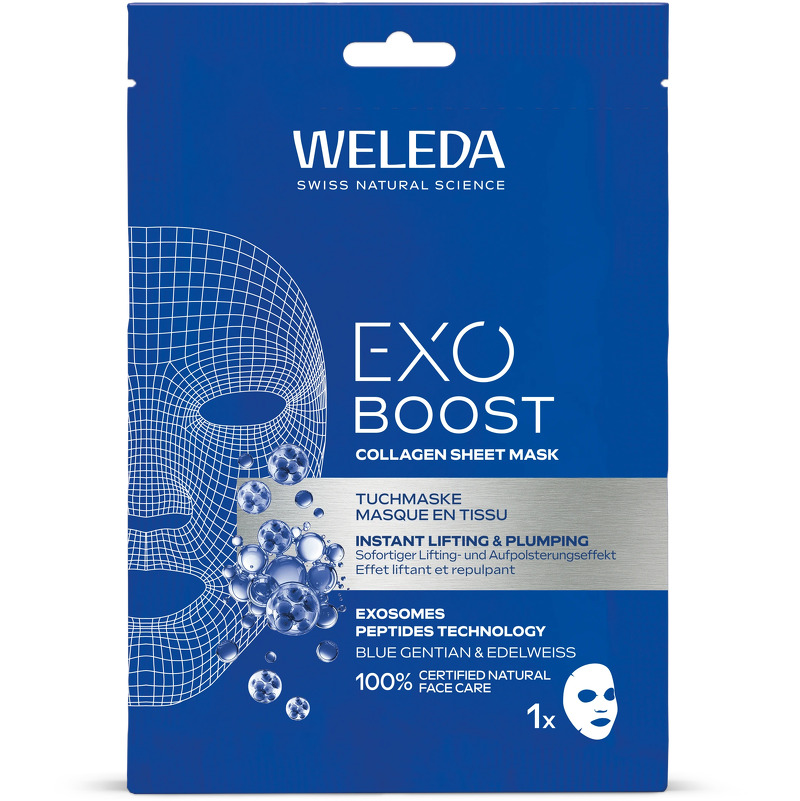 Weleda Exo Boost Collagen Sheet mask, 1 stk. 20ml.
