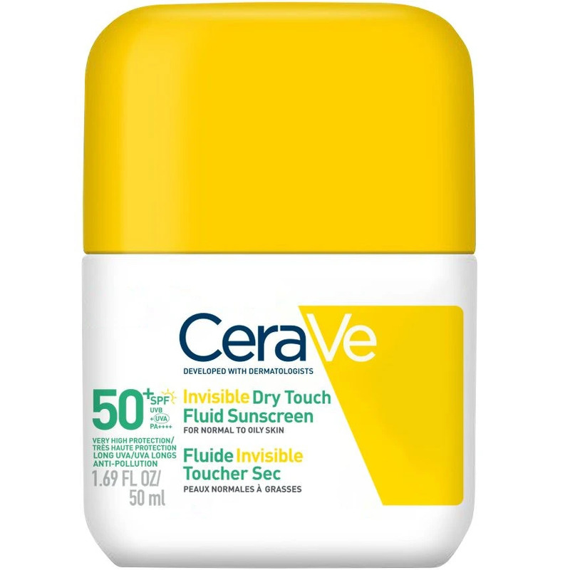 CeraVe Invisible Dry Touch Fluid Sunscreen SPF 50+ 50 ml