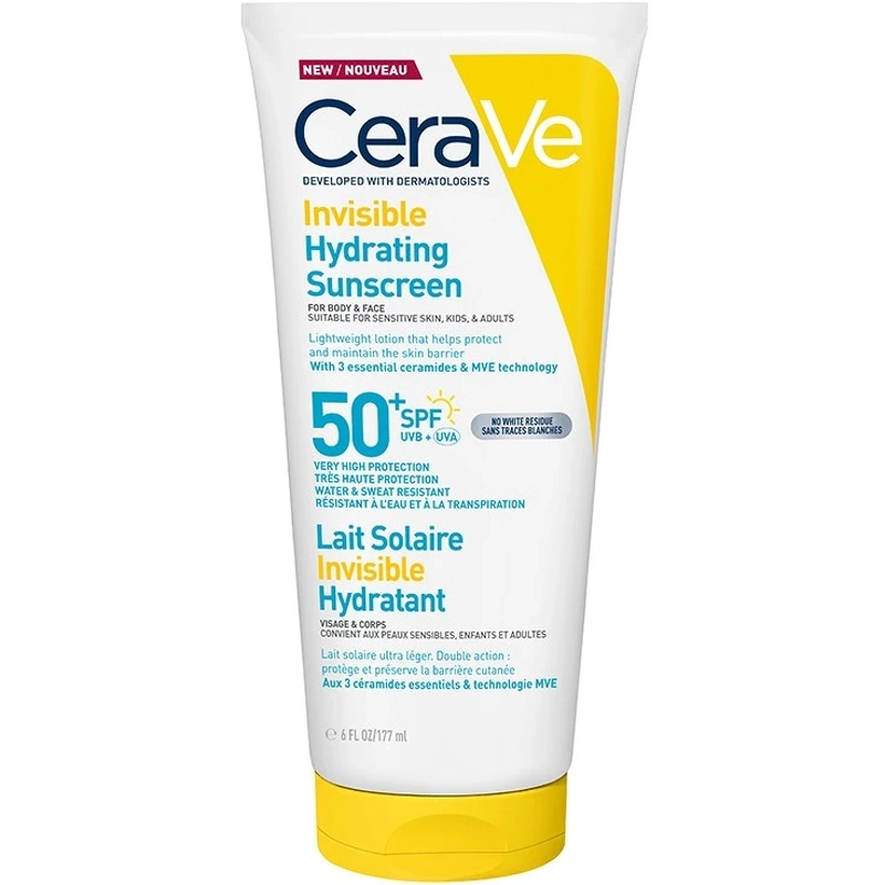 CeraVe Invisible Hydrating Sunscreen SPF 50+ 177 ml CeraVe Invisible Hydrating Sunscreen SPF 50+ 177 ml