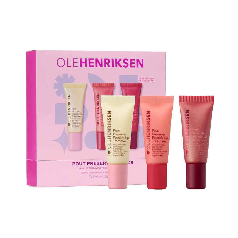 Ole Henriksen Pout Preserve Mini Hydrating Peptide Lip Trio (Limited Edition)