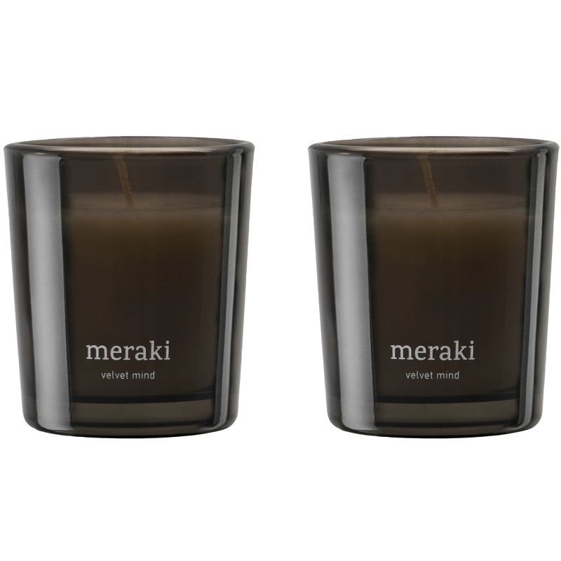 Meraki Scented Candle - Velvet Mind 2 x 60 g