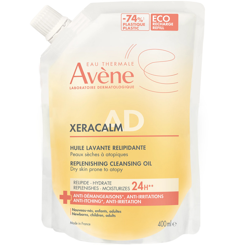 Avène XeraCalm AD Replenishing Cleansing Oil Refill 400 ml