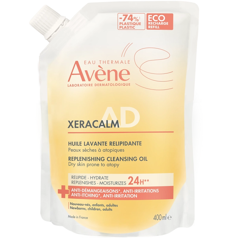 Avene XeraCalm AD Replenishing Cleansing Oil Refill 400 ml Avene XeraCalm AD Replenishing Cleansing Oil Refill 400 ml