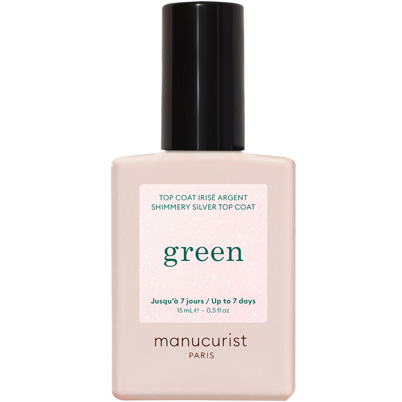 Manucurist Green Top Coat 15 ml - Shimmery Silver