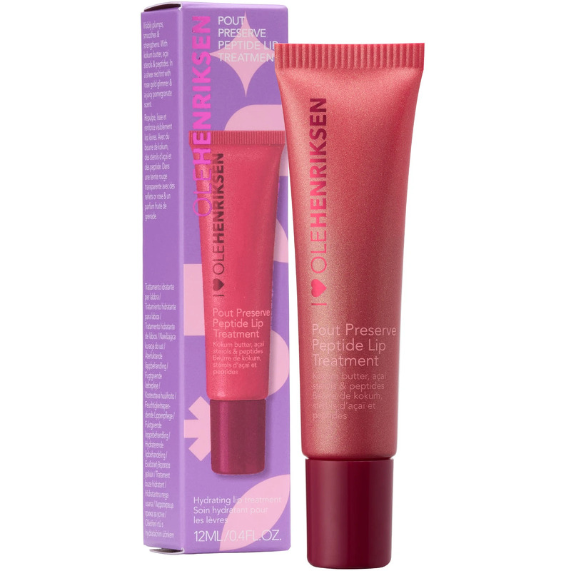 Ole Henriksen Pout Preserve Peptide Lip Treatment Fizz Glimmer 12 ml - Pomegranate (Limited Edition)