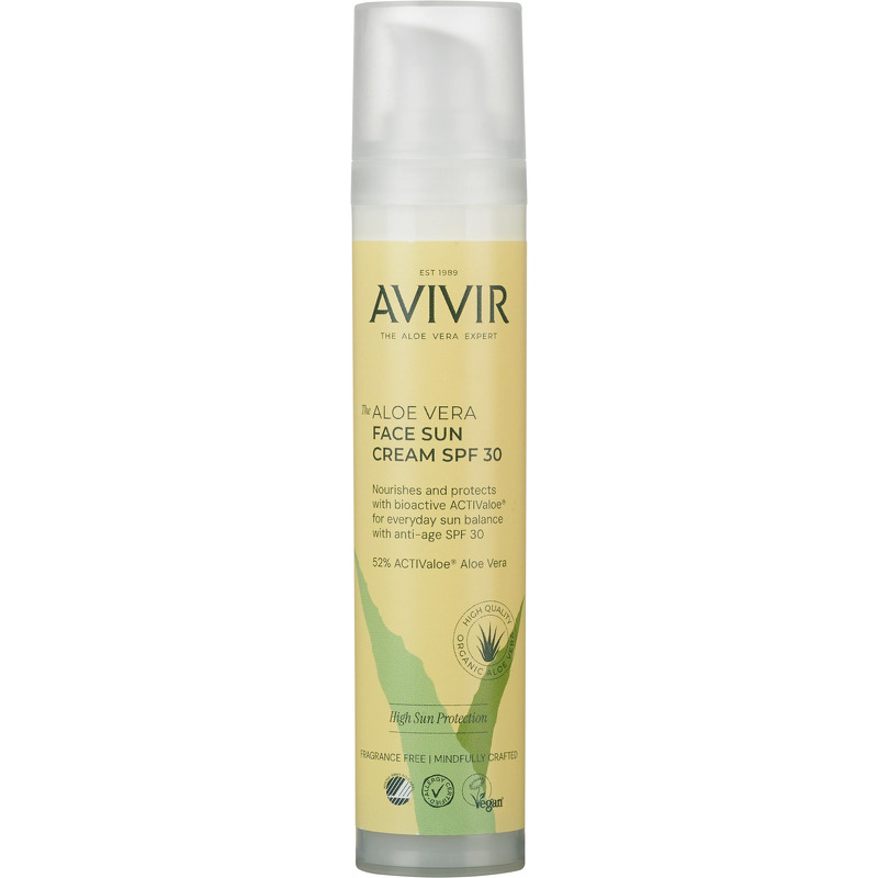 Aloe Vera Face Sun Cream SPF 30 - 50 ml - AVIVIR