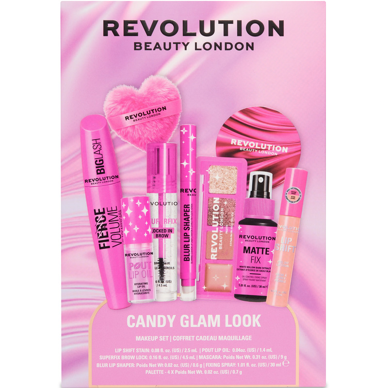 Makeup Revolution Candy Glam Look Gavesæt (Limited Edition)