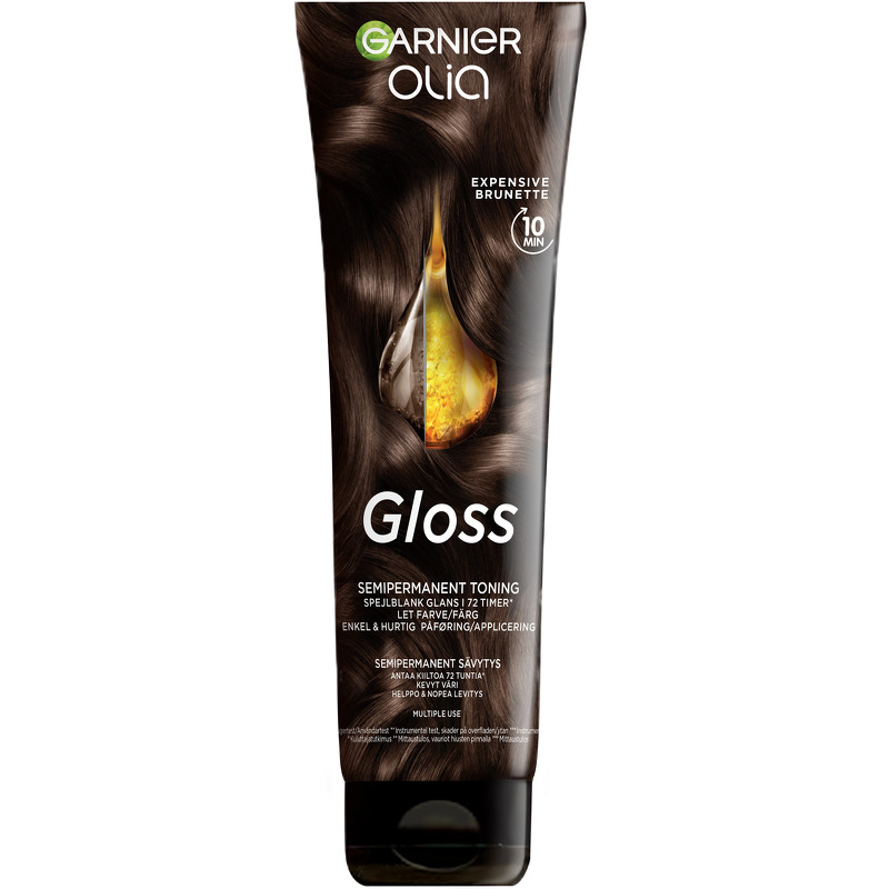 Garnier Olia Gloss Semipermanent Toning 150 ml - Expensive Brunette