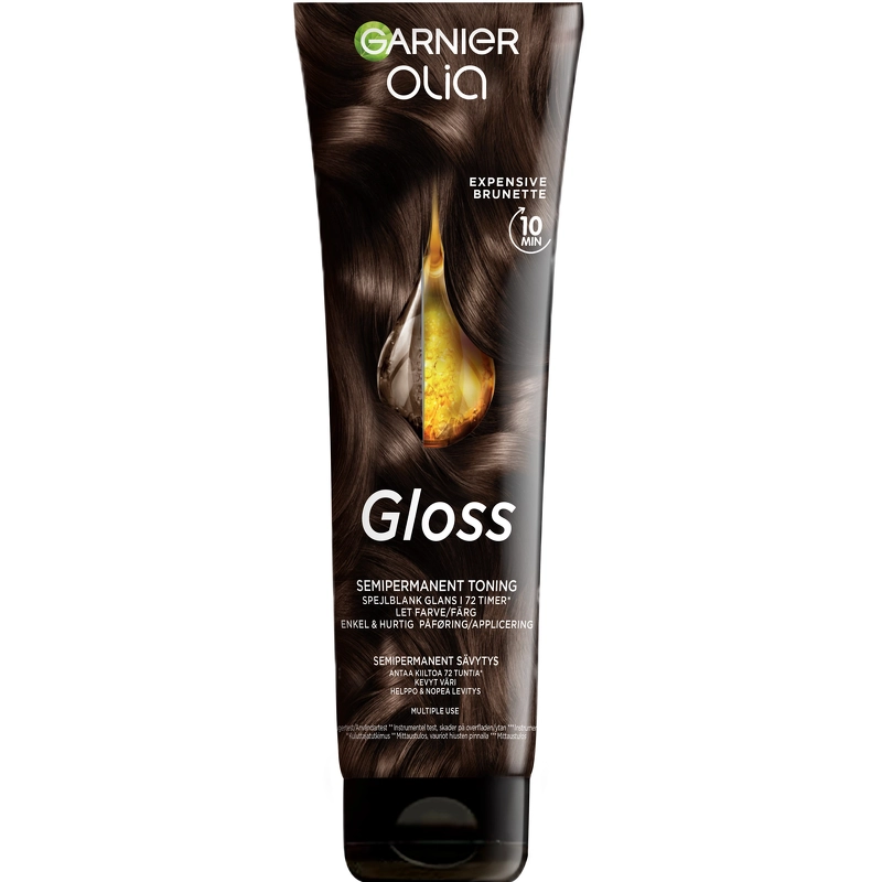 Garnier Olia Gloss Semipermanent Toning 150 ml - Expensive Brunette