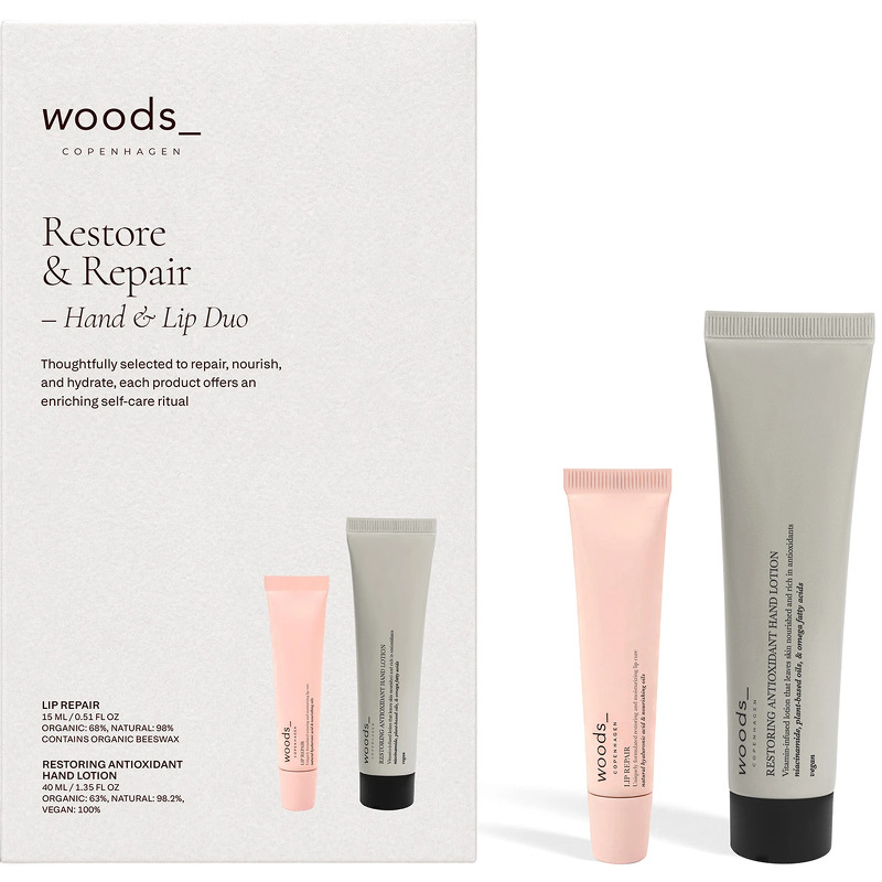 Woods_Copenhagen Restore & Repair - Hand & Lip Duo Gaveæske (Limited Edition)