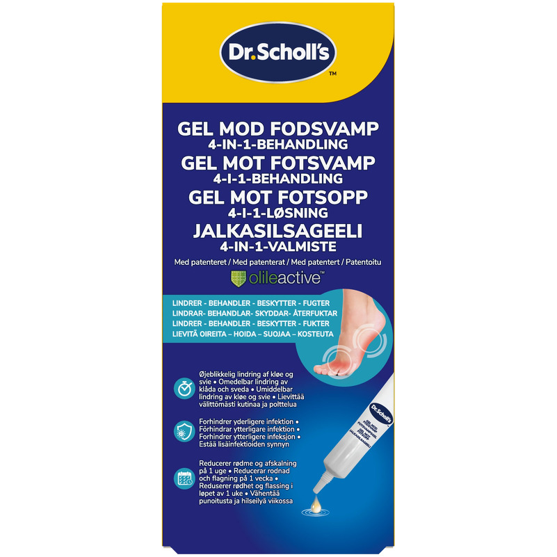 Scholl Athlete's Foot Gel 4-in-1 - 10 ml