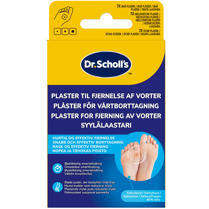 Scholl Wart & Verruca Removal Plasters 21 pcs