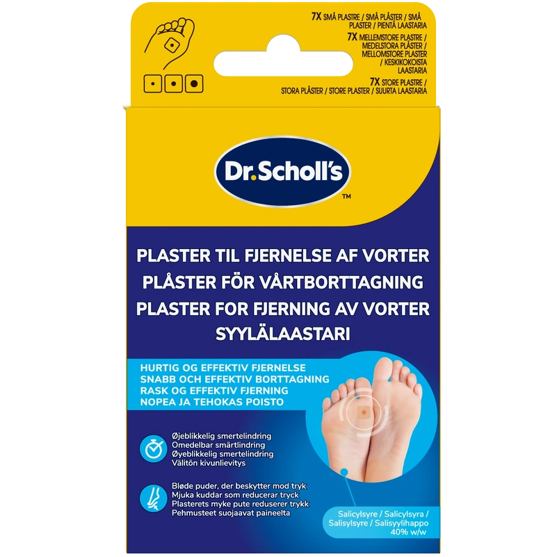 Scholl Wart & Verruca Removal Plasters 21 pcs