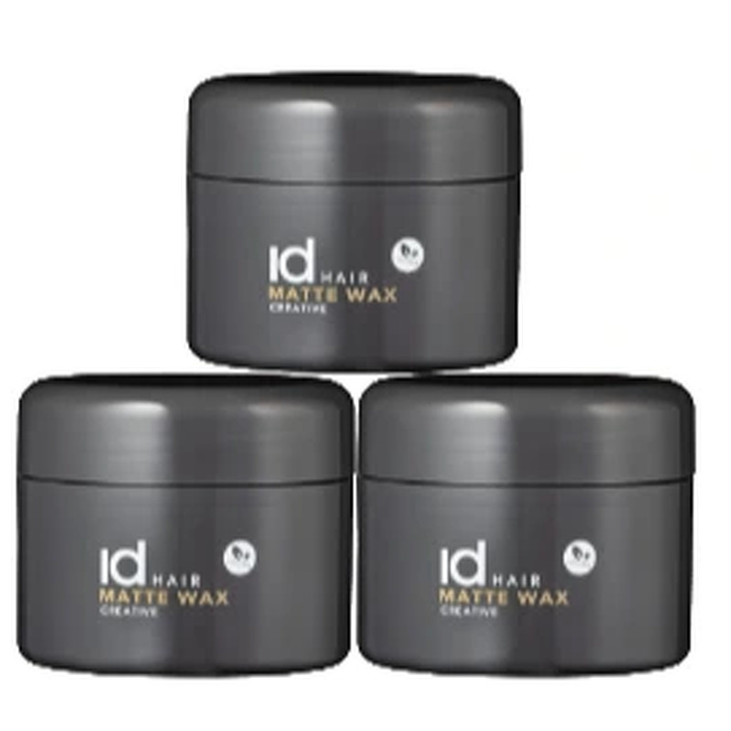 3 x IdHAIR Creative Matte Wax 85 ml