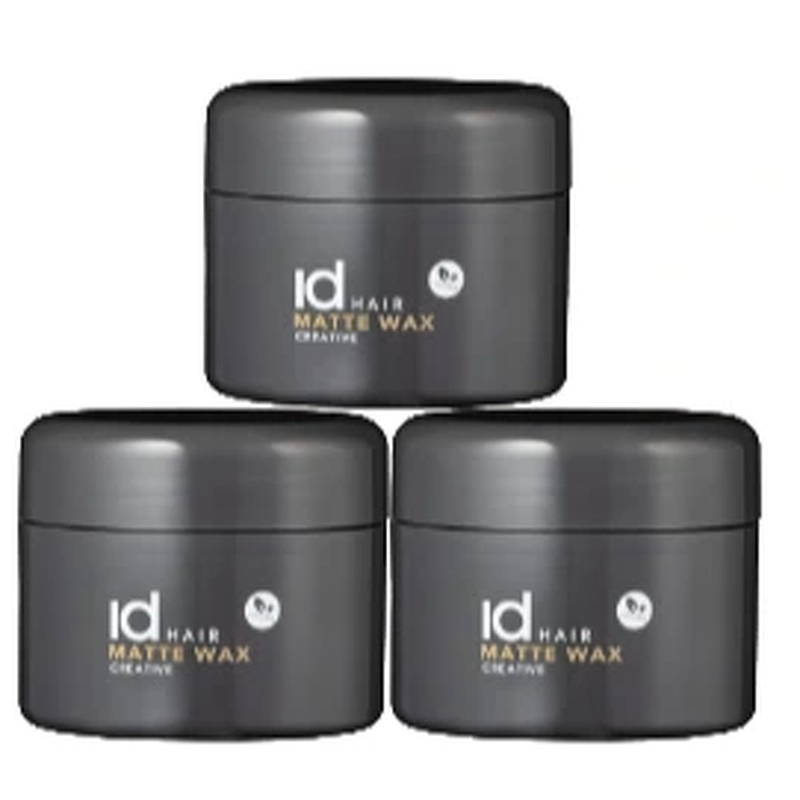 3 x IdHAIR Creative Matte Wax 85 ml