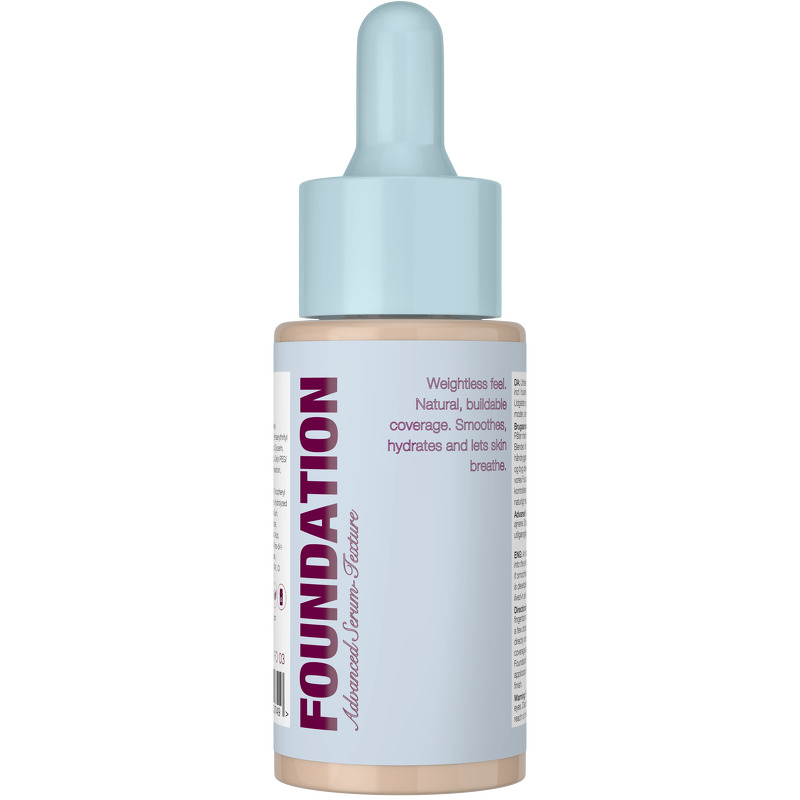 Lantz Cph Advanced Serum-Texture Foundation 28 ml - FO03 Warm Beige