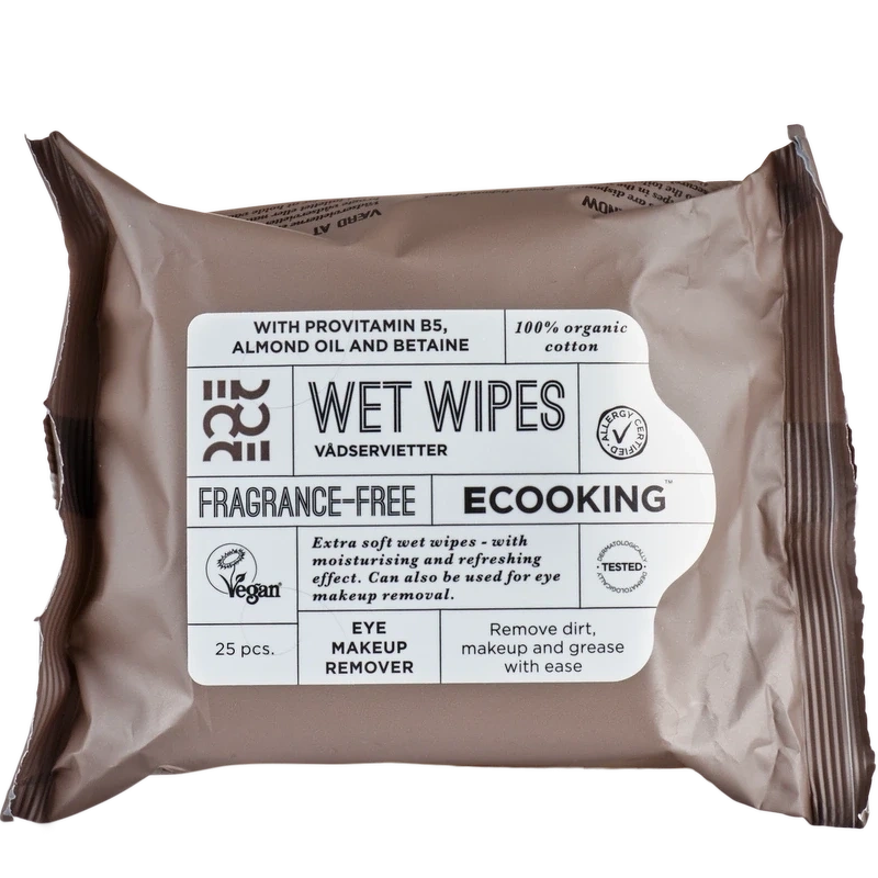 Ecooking Wet Wipes Fragrance Free 25 pcs (GWP)
