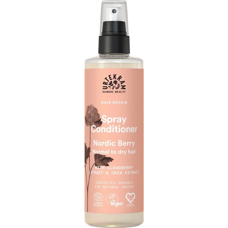 Urtekram Nordic Berry Spray Conditioner Normal/Dry Hair 250 ml (GWP)