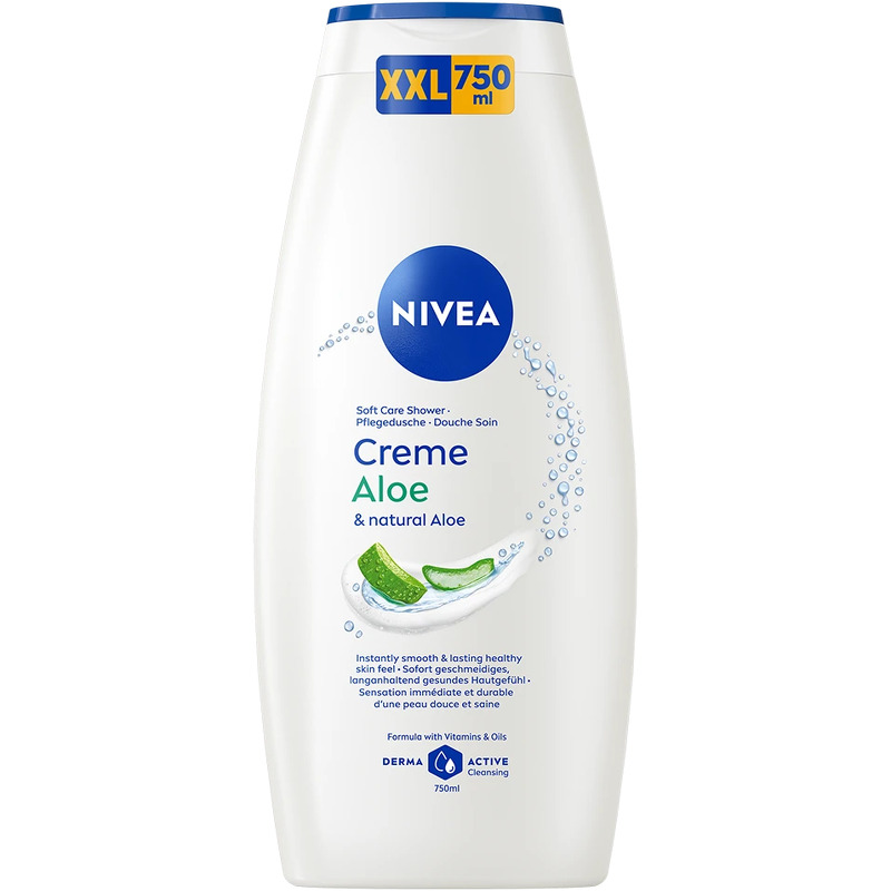 Nivea Soft Care Shower Creme & Aloe 750 ml
