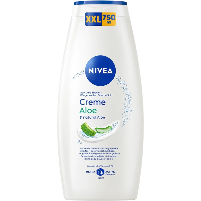 Nivea Soft Care Shower Creme & Aloe 750 ml