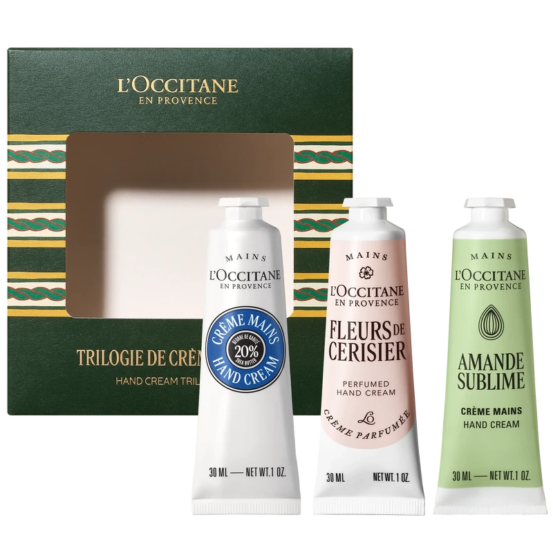 L'Occitane en Provence Hand Cream Trio Gift Box (Limited Edition)