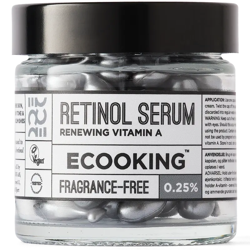 Ecooking Retinol Serum 0,25% - capsules 60 pcs