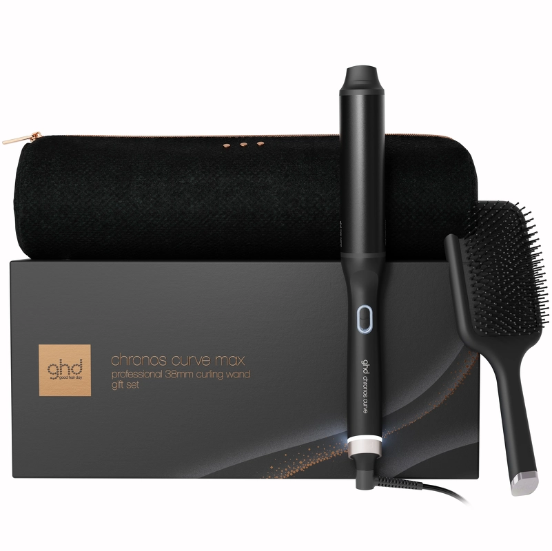 ghd Chronos Curve Max Wand 38mm Barrel Gift Box - Black (Limited Edition)