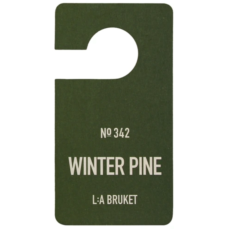 L:a Bruket Fragrance Tag - 342 Winter Pine
