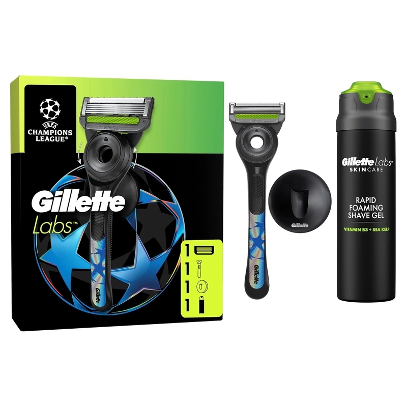 Gillette LABS CHAMPS LEAGUE Gift Box 3PC