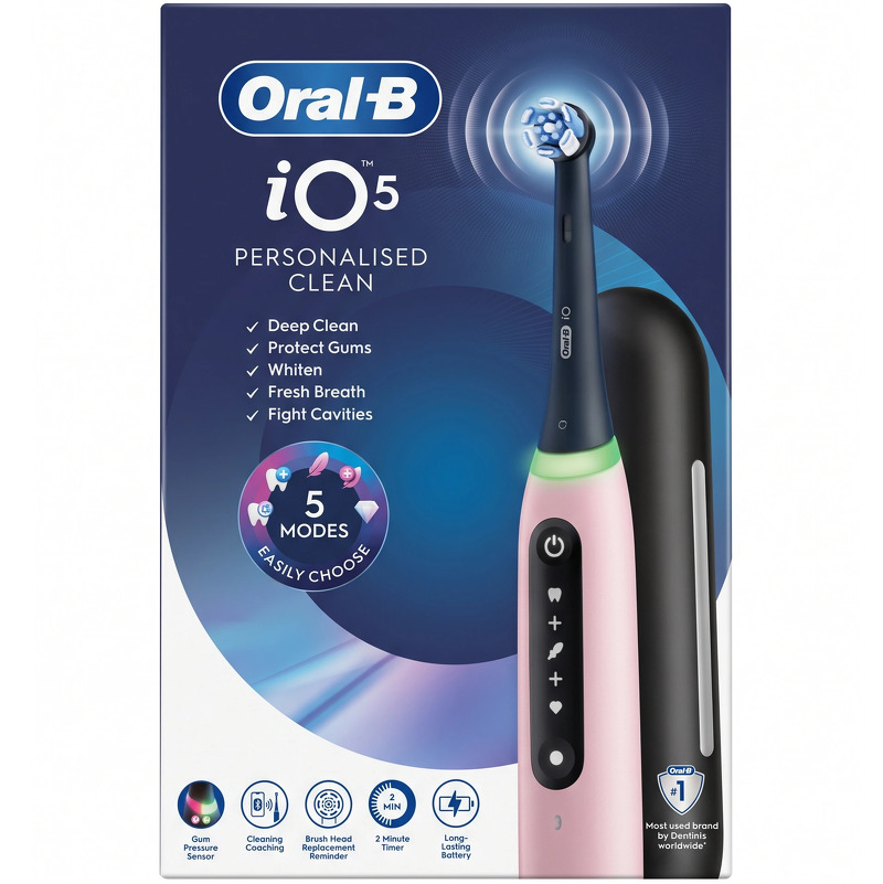 Oral-B iO5 Electric Toothbrush - Pink