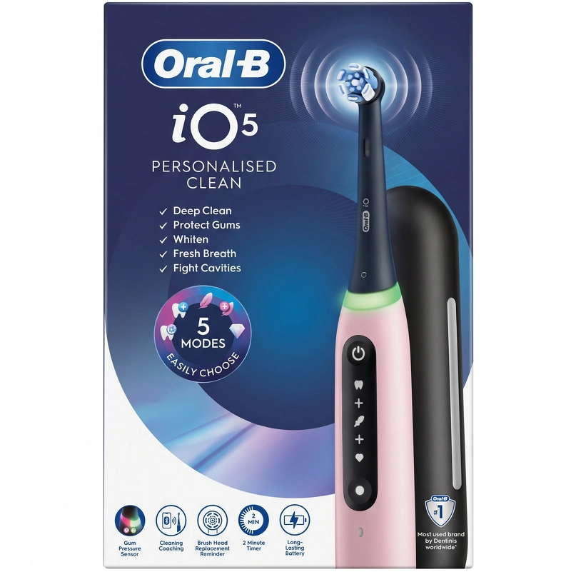 Oral-B iO5 Electric Toothbrush - Pink