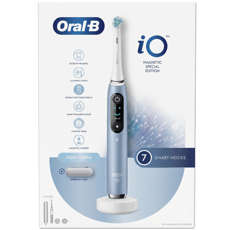 Oral-B iO9 Electric Toothbrush - Aqua Marin