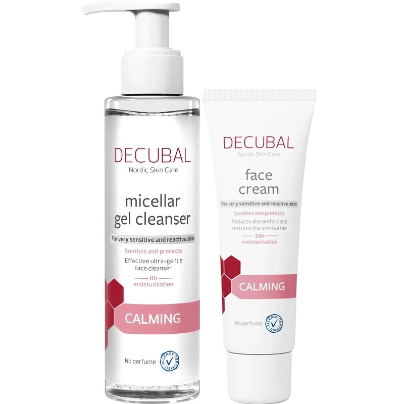 Decubal Calming Gel Cleanser & Face Cream Duo