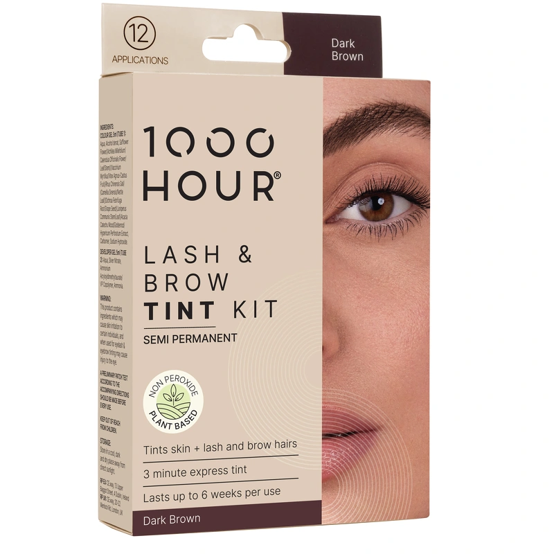 1000 Hour Lash & Brow Tint Kit - Dark Brown