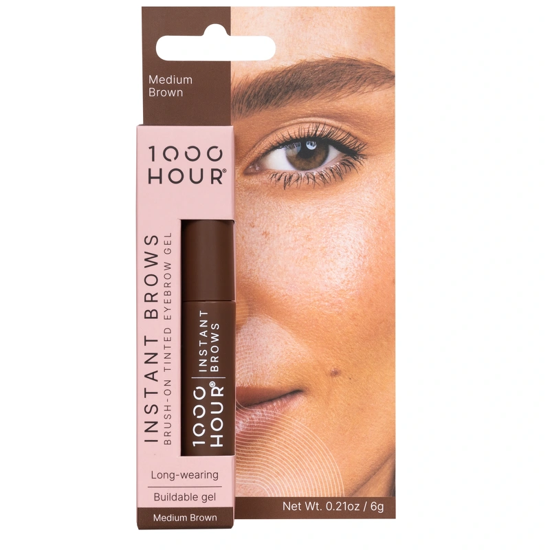 1000 Hour Instant Brows Mascara 6 g - Medium Brown