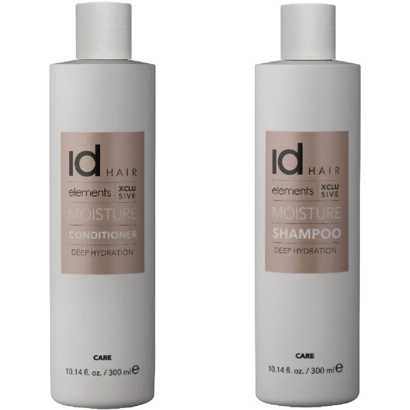 IdHAIR Elements Xclusive Moisture Shampoo & Conditioner 300 ml Set
