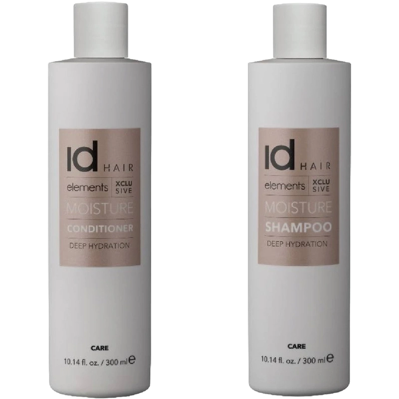 IdHAIR Elements Xclusive Moisture Shampoo & Conditioner 300 ml Set