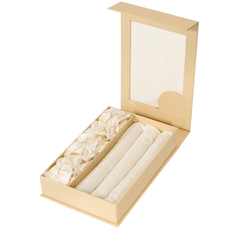 Lenoites Heatless Curl Rods with Caps 3-Pack - Golden Sand
