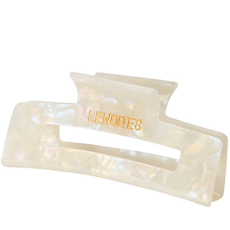 Lenoites Hair Claw - Pearly White