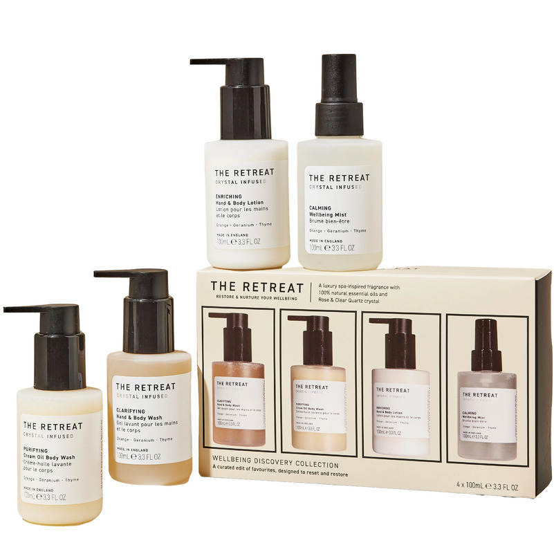 The Retreat Wellbeing Discovery Collection 100 ml 4 stk.