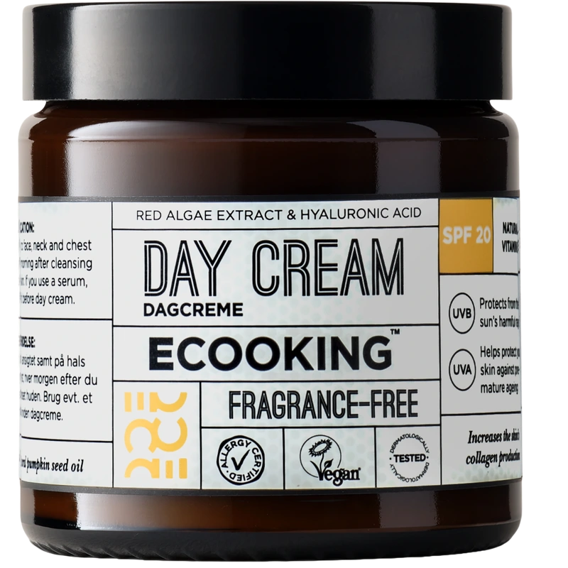 Ecooking Day Cream Fragrance Free SPF 20 - 100 ml