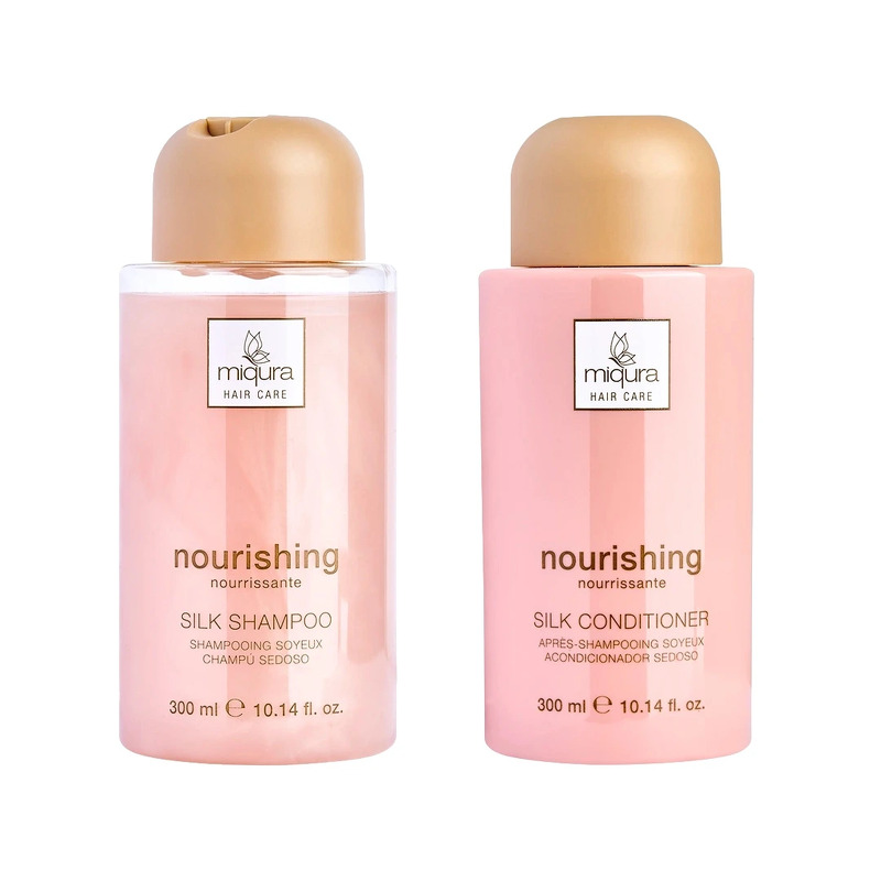 Miqura Nourishing Silk Shampoo & Conditioner Set 300 ml