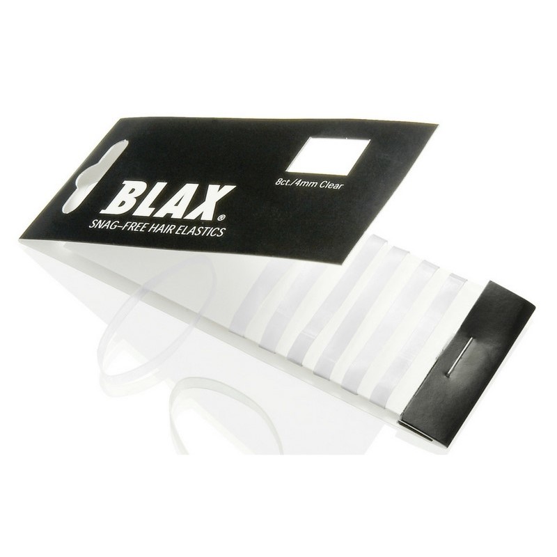 Blax Hair Elastics 8 Pieces - Clear thumbnail
