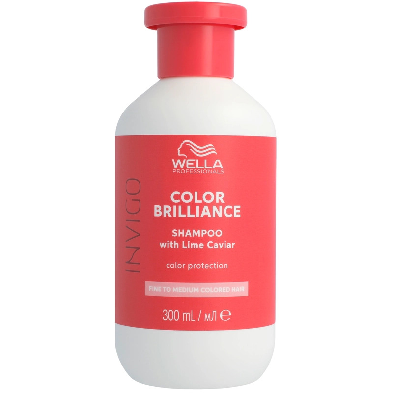 Se Wella Invigo Color Brilliance Shampoo For Fine/Normal Hair 300 ml hos NiceHair.dk
