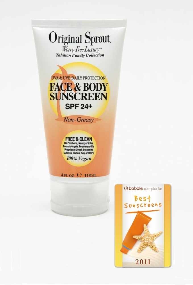 Original Sprout Face and Body Sunscreen 118mL