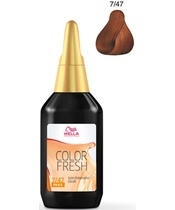 Wella Color Fresh - 7/47 Medium Blonde Red Brown